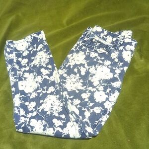 Floral Tory Burch capris